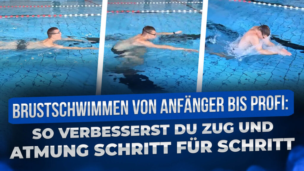 Wie man den Kopf beim Brustschwimmen richtig hebt